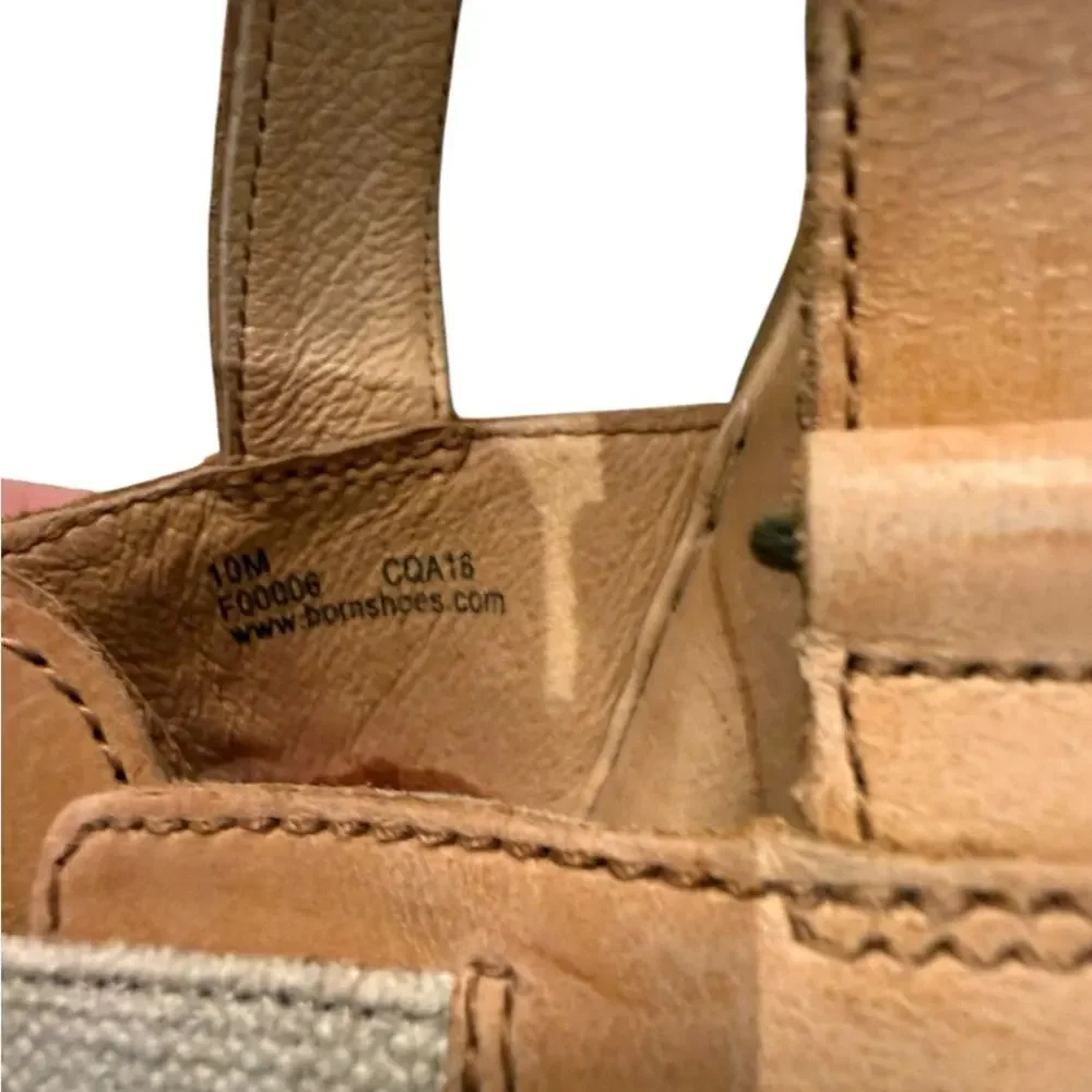 Born Women's Size 10 Light Brown Leather Sandals
